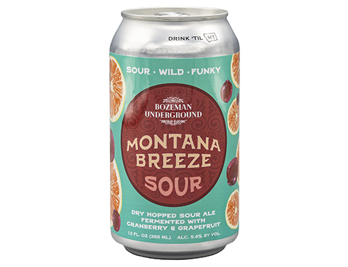 Montana Breeze Sour Ale w/Cranberry & Grapefruit